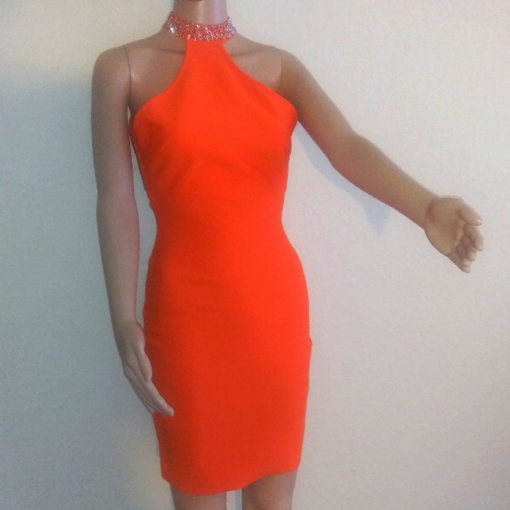 Sexy Orange body dress